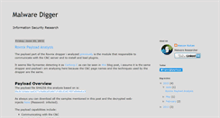 Desktop Screenshot of malwaredigger.com