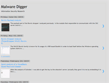 Tablet Screenshot of malwaredigger.com